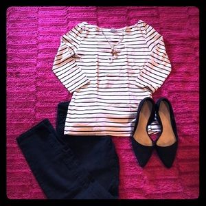 Casual striped top